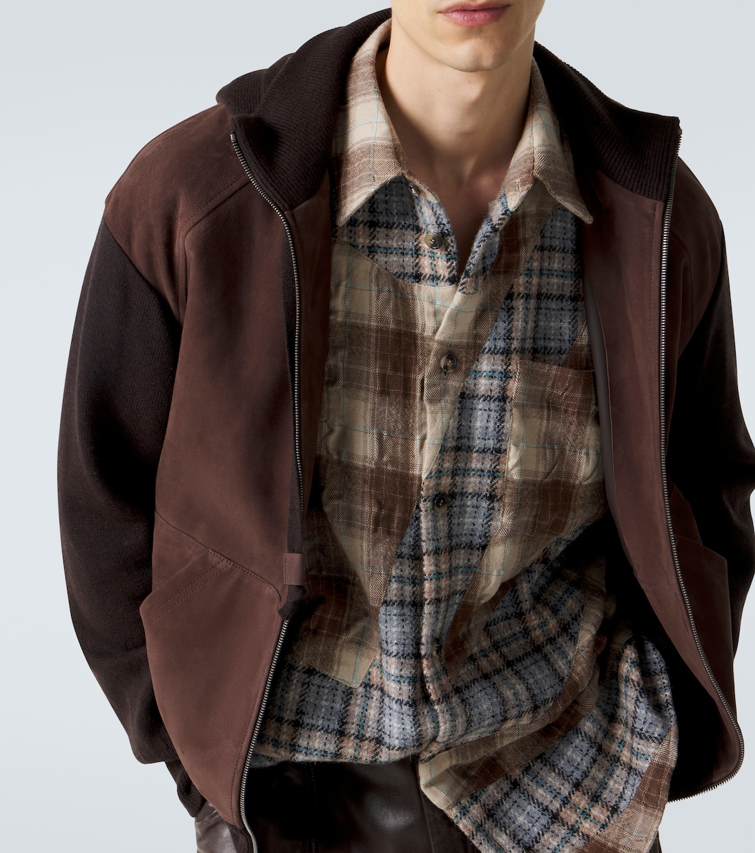 Sweat-shirt à capuche en daim | Loewe