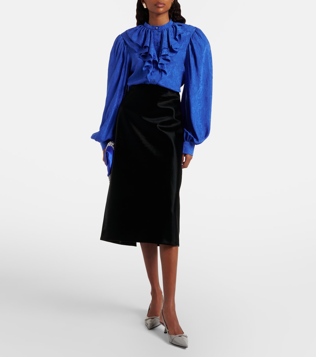 Pumps slingback Amita 45 in vernice | Jimmy Choo