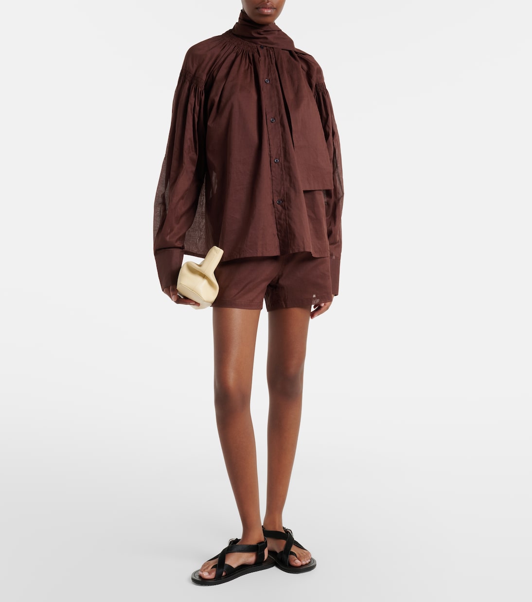 Shorts de organza de algodón | Plan C