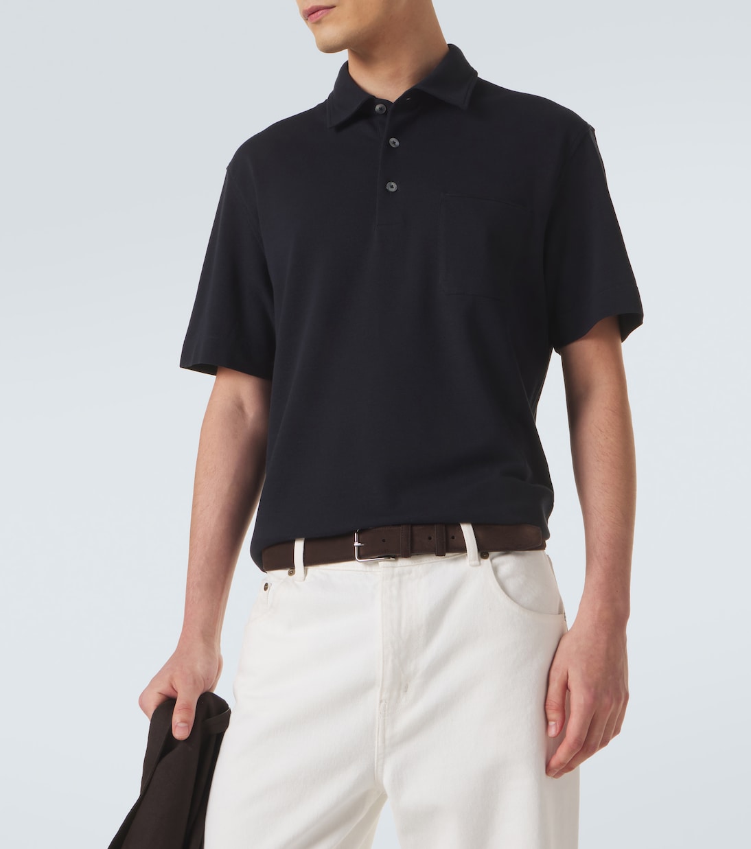 Polo de piqué de algodón | Zegna