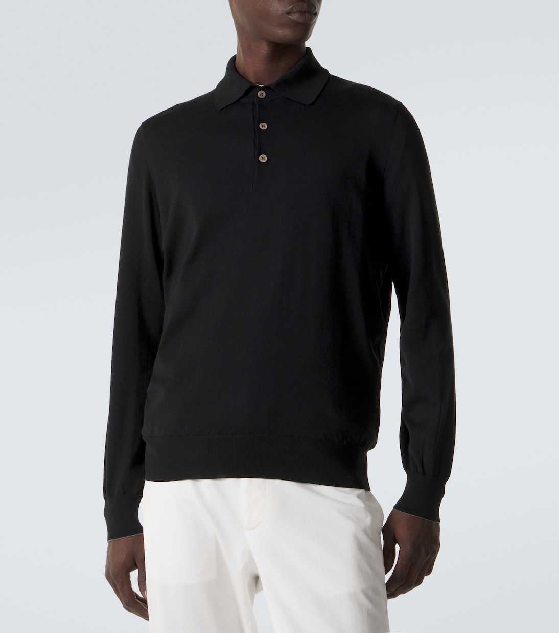 Polopullover aus Baumwolle | Brunello Cucinelli