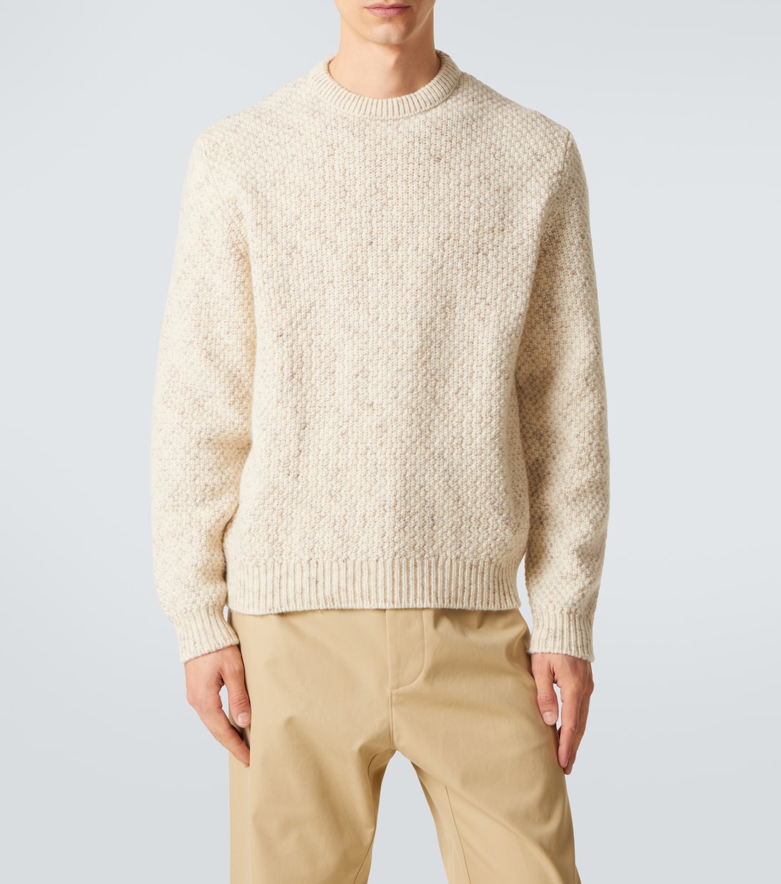 Ash wool, cashmere, linen, and silk sweater | Loro Piana