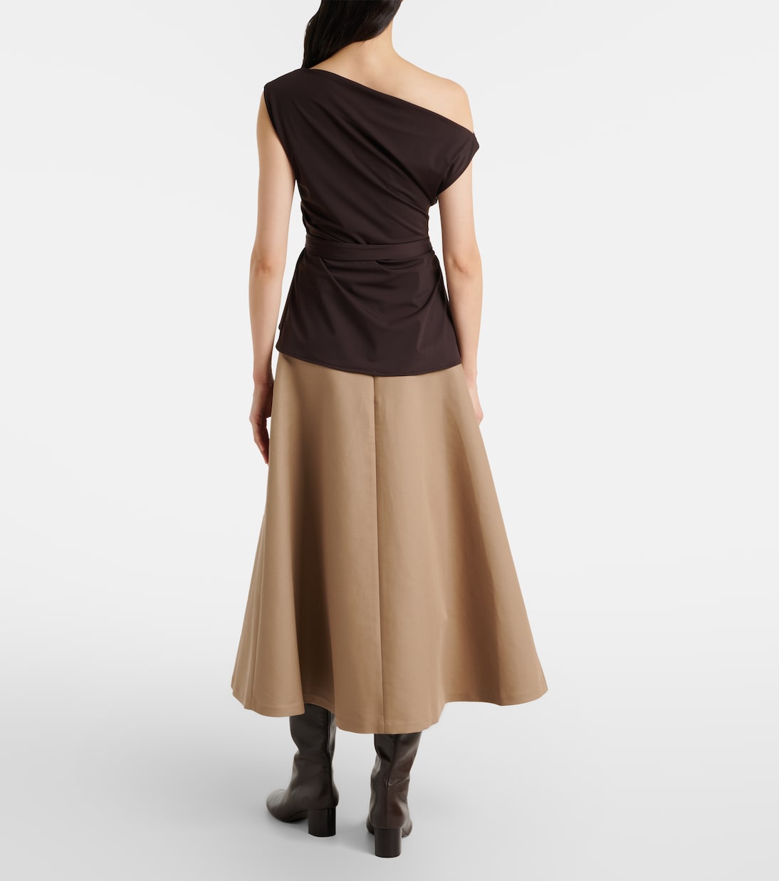 Cotton midi skirt | Róhe