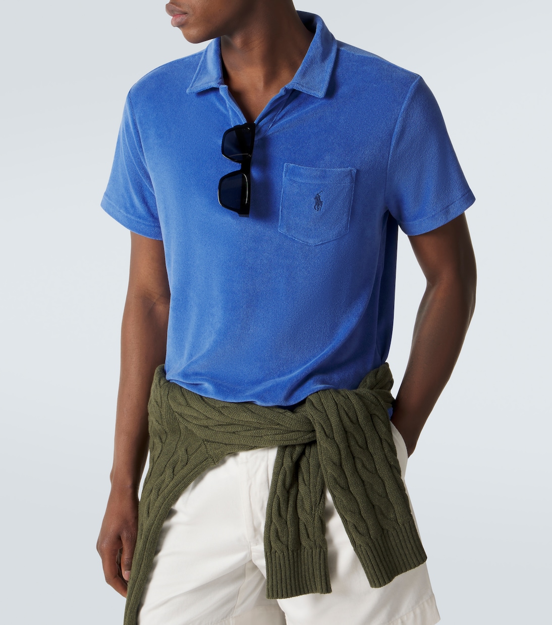 Polo in spugna di misto cotone con logo  | Polo Ralph Lauren