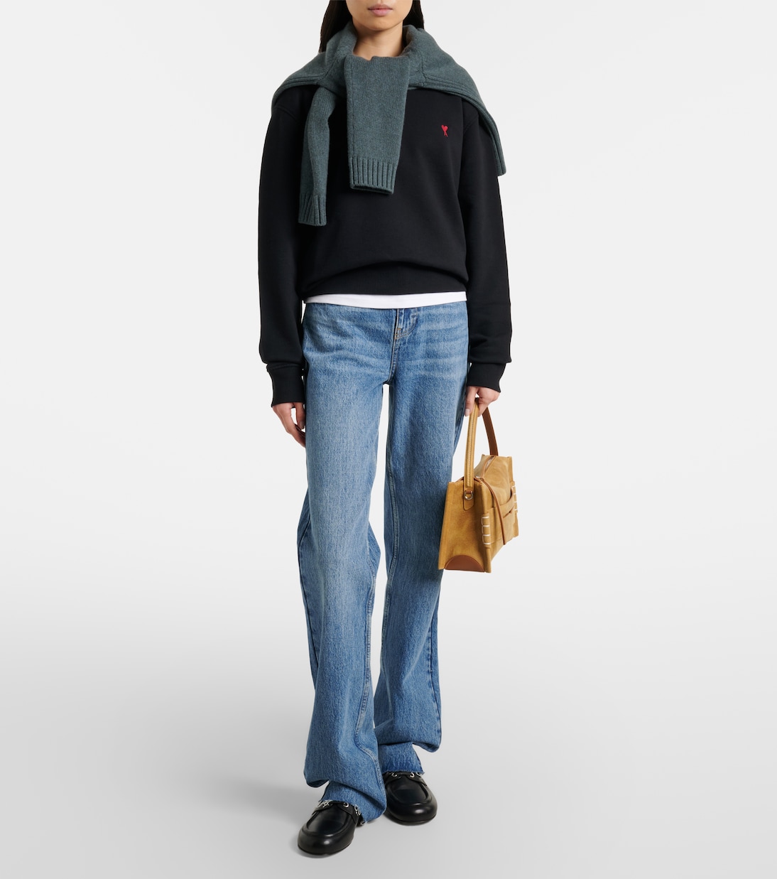 Ami De Cœur cotton jersey sweatshirt | Ami Paris