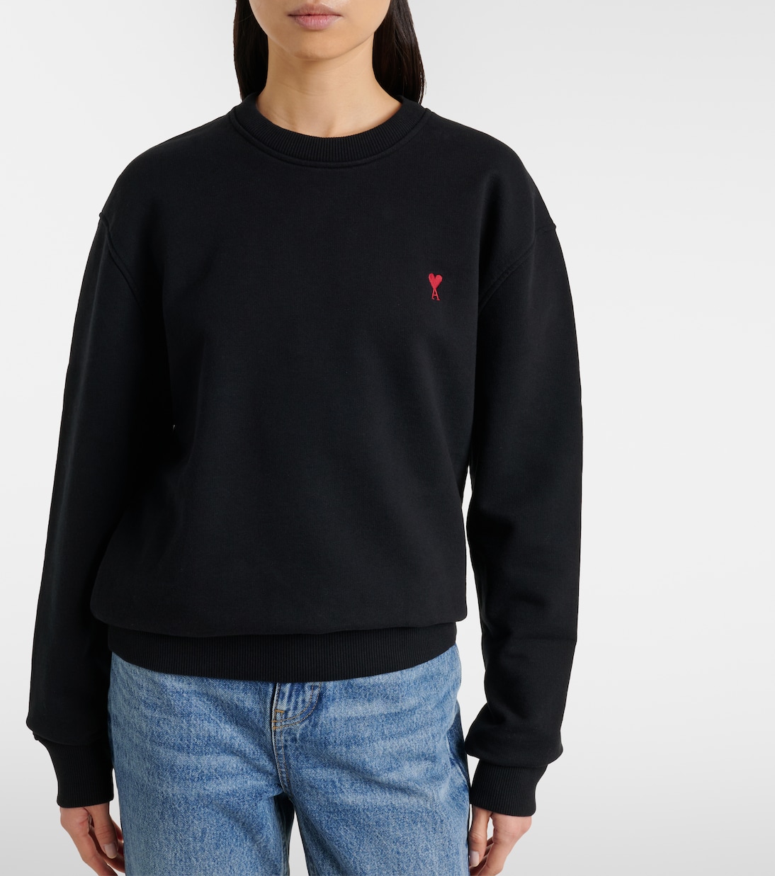 Ami De Cœur cotton jersey sweatshirt | Ami Paris