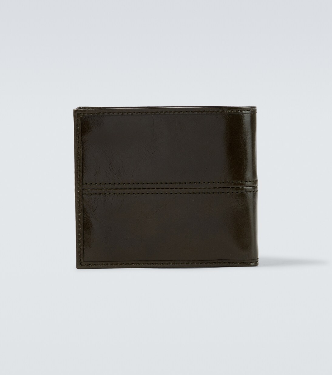 Leather bifold wallet | Prada