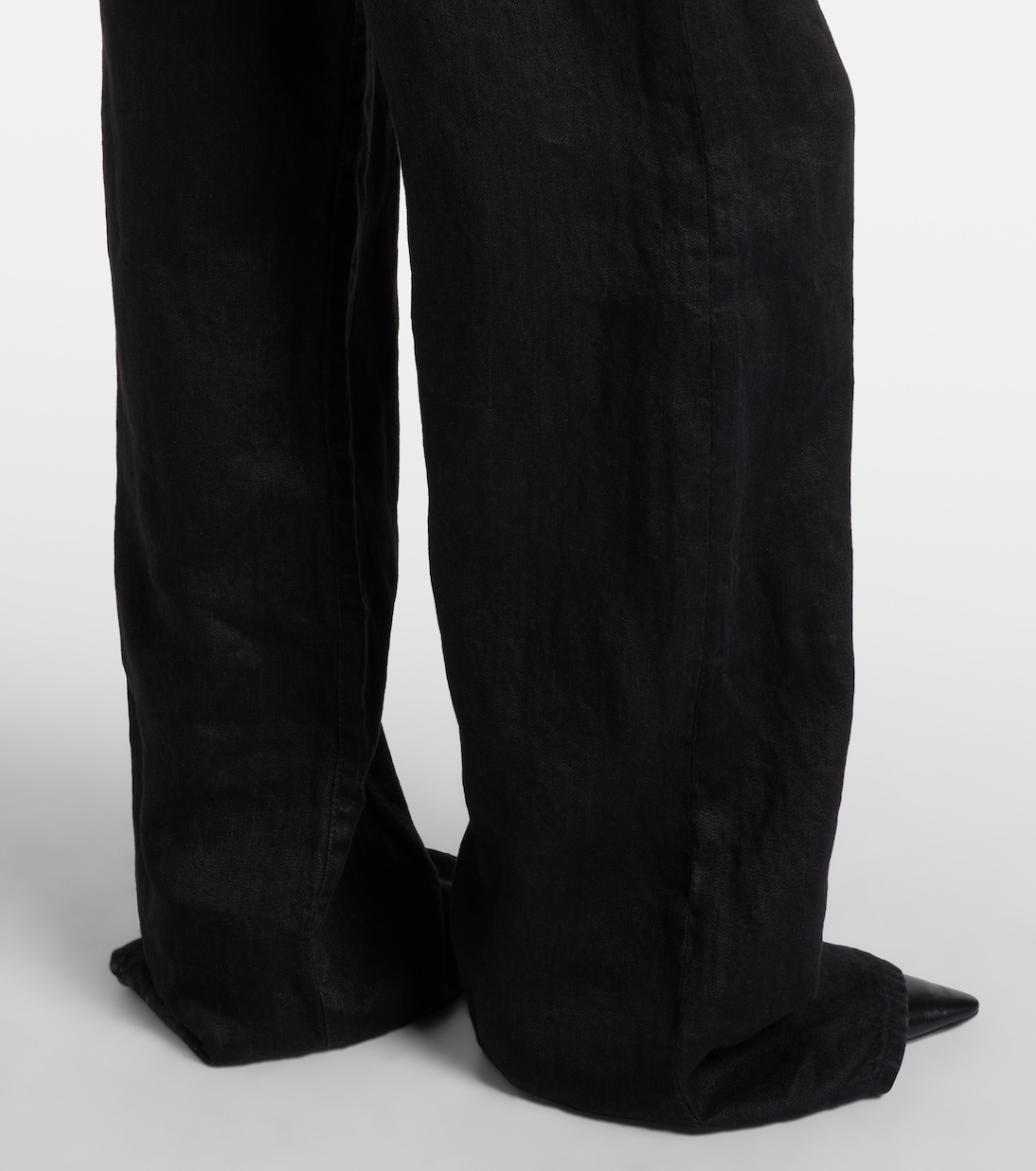 Wide-Leg Jeans Eglitte aus Leinen | The Row