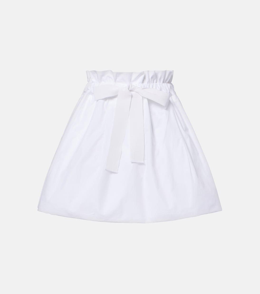 Gathered cotton miniskirt | Patou