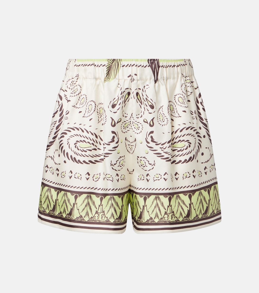 Printed silk shorts | Tory Burch