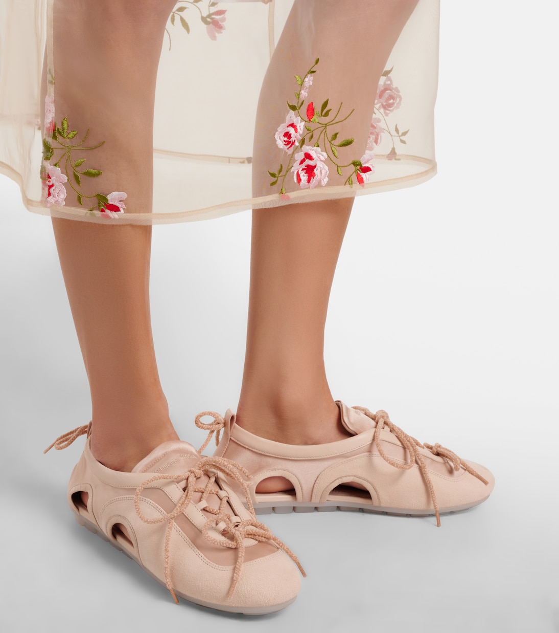 Sneakers mit Veloursleder | Simone Rocha