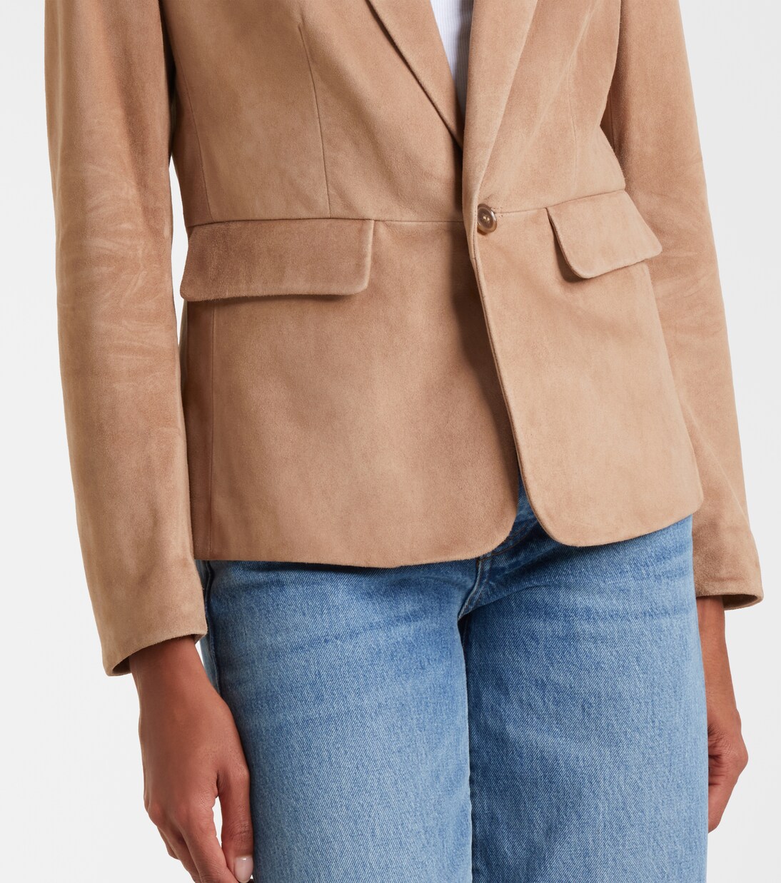 Blazer en daim | Frame