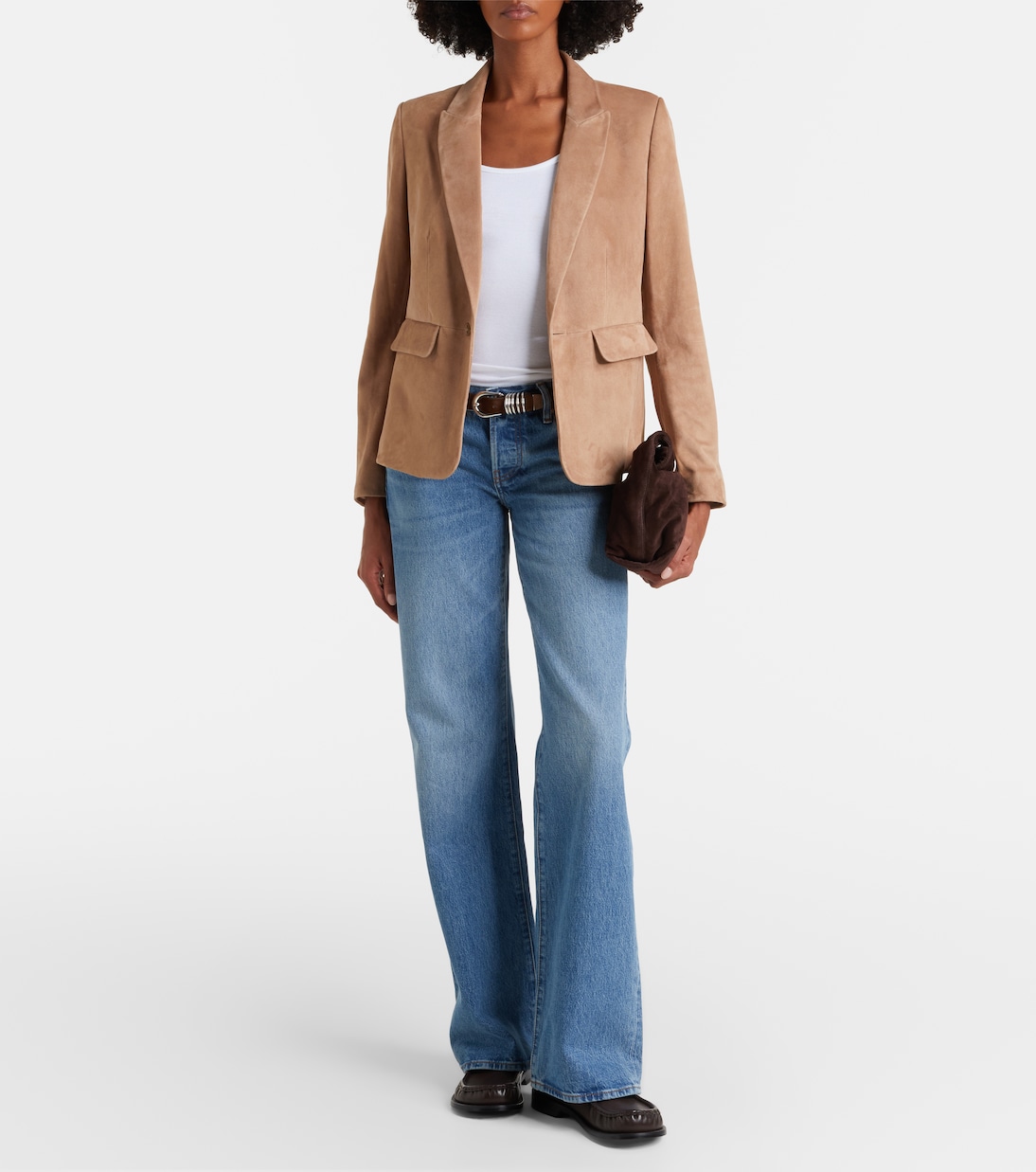 Blazer en daim | Frame