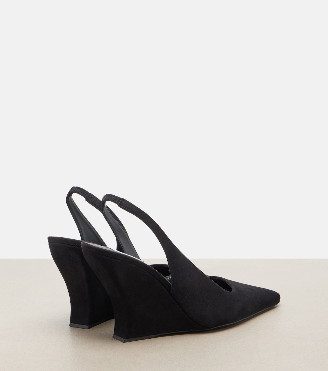 Suede wedge slingback pumps | Alaïa