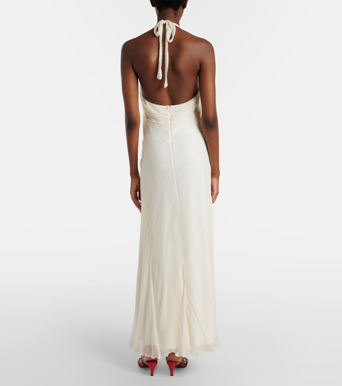 Luma halterneck maxi dress | Staud