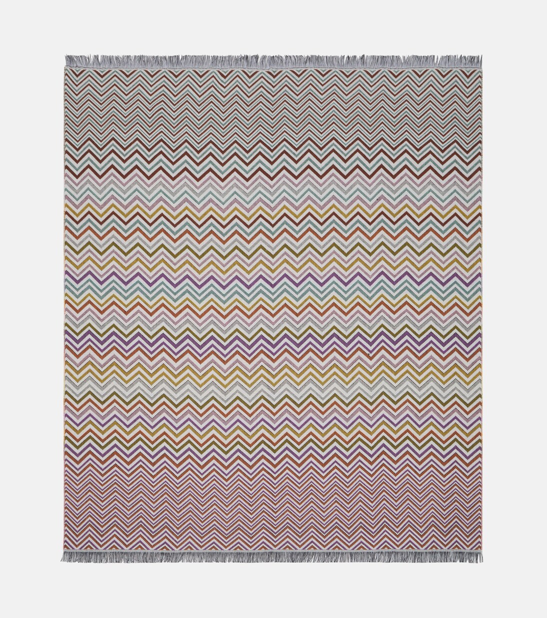 Colcha Antwan en mezcla de lana con flecos | Missoni