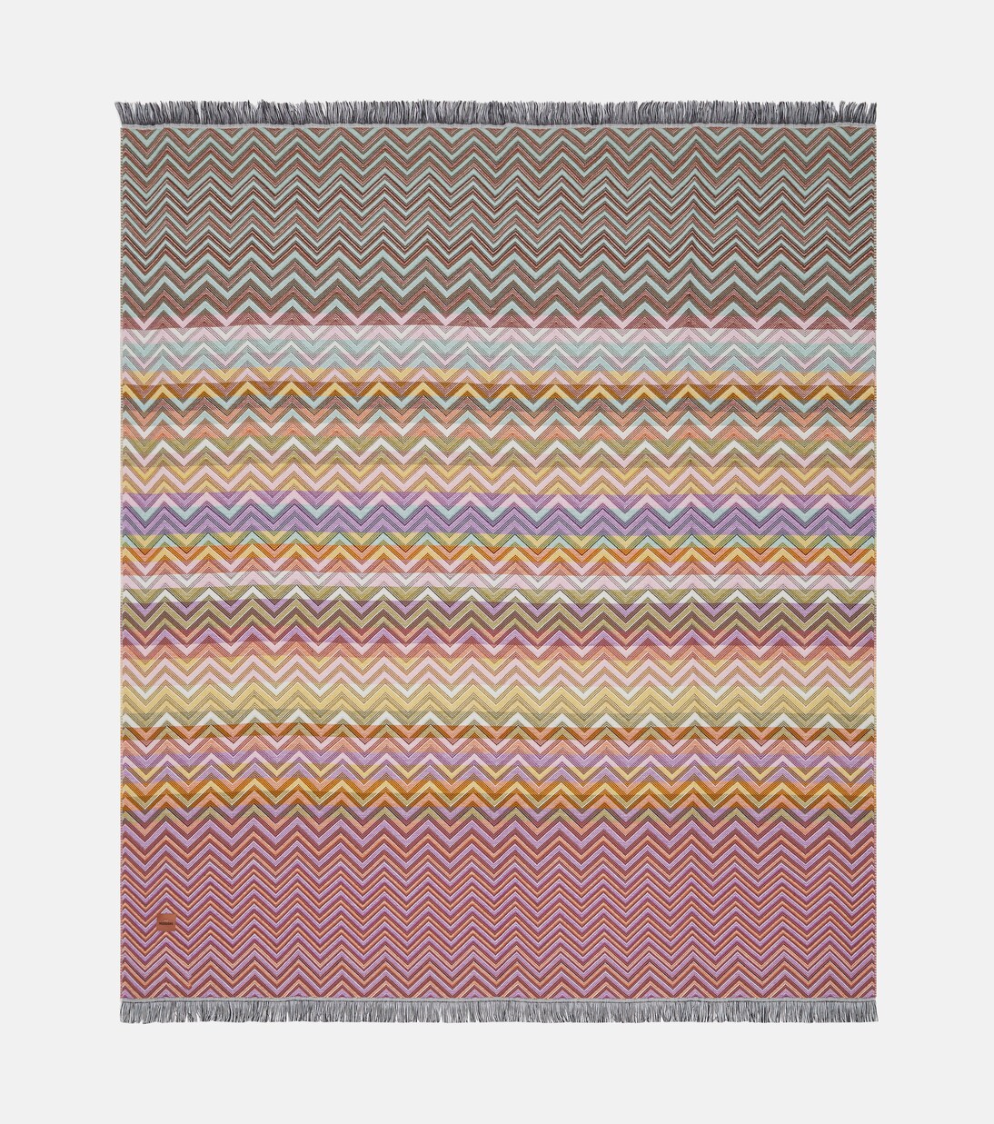 Colcha Antwan en mezcla de lana con flecos | Missoni