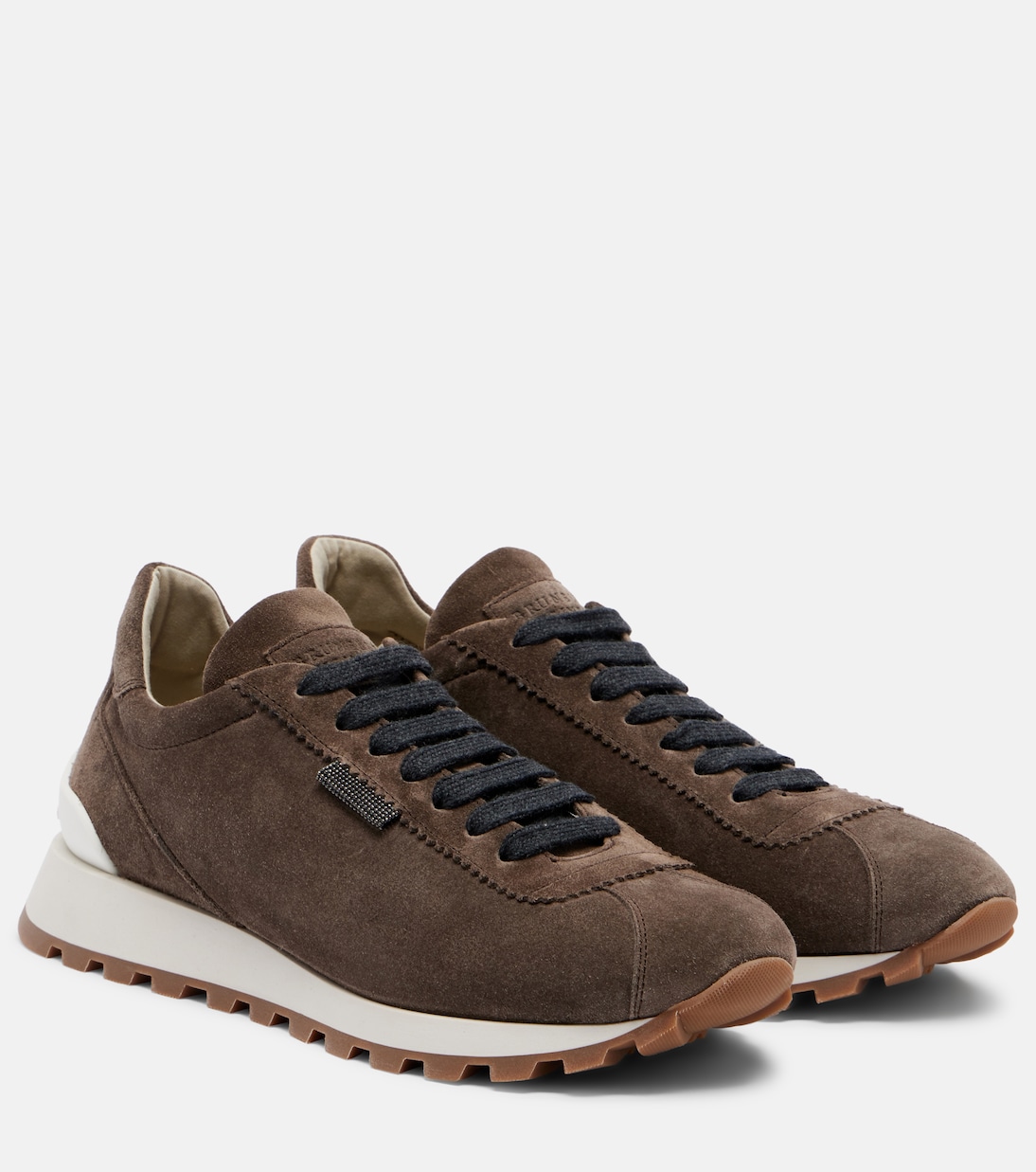Monili suede sneakers | Brunello Cucinelli