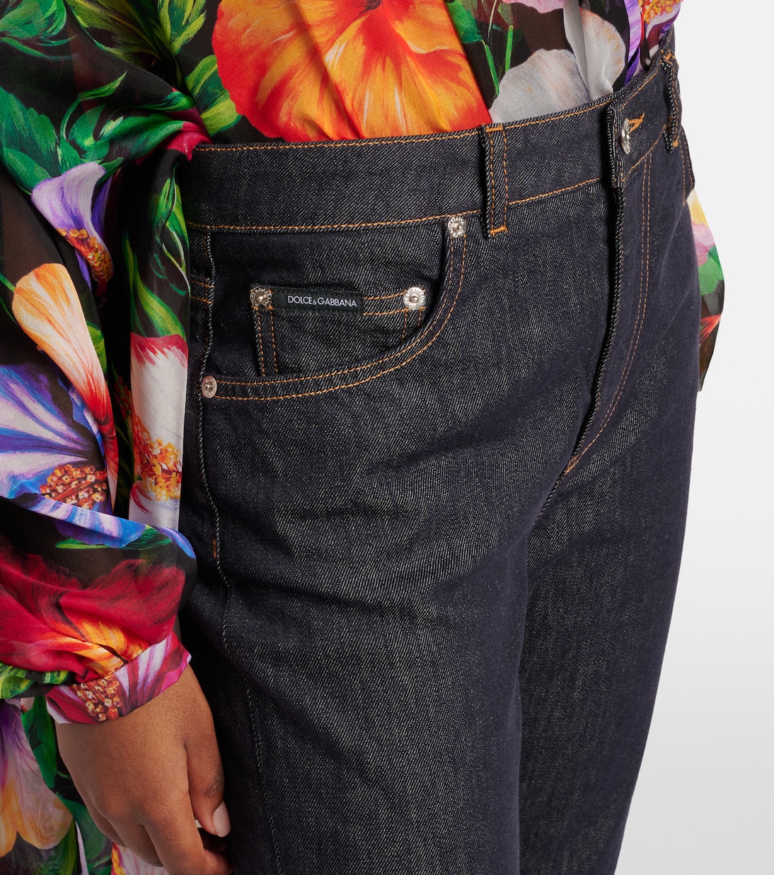 Caprihose aus Denim | Dolce&Gabbana
