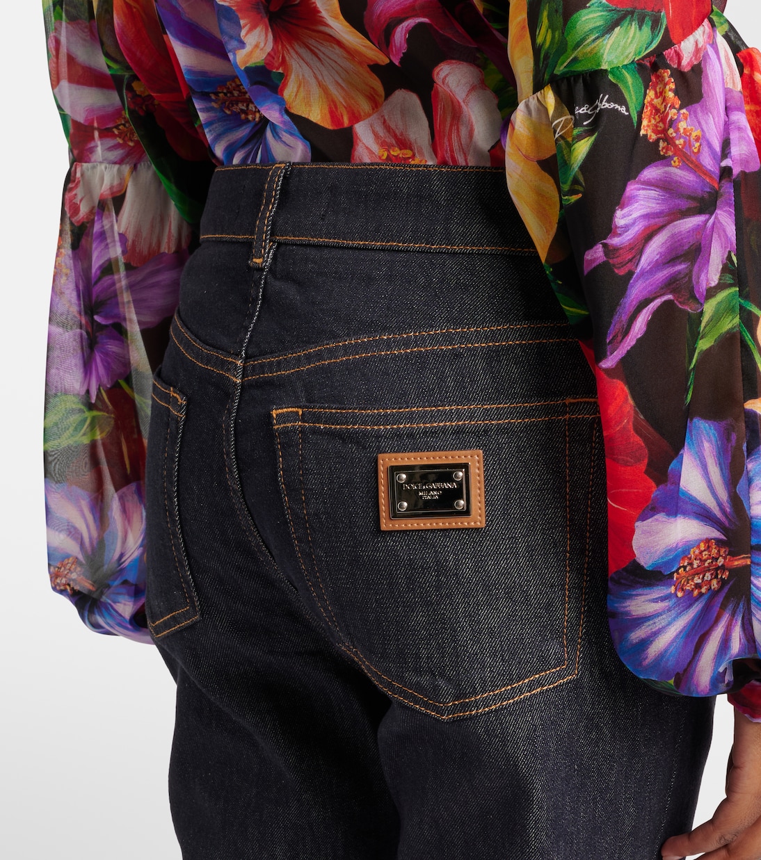 Caprihose aus Denim | Dolce&Gabbana