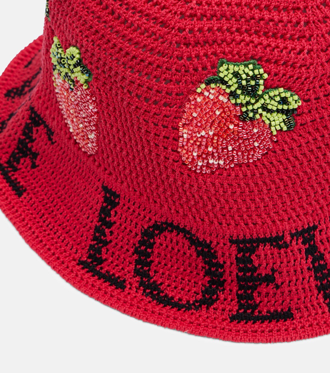 Paula's Ibiza crochet cotton bucket hat | Loewe
