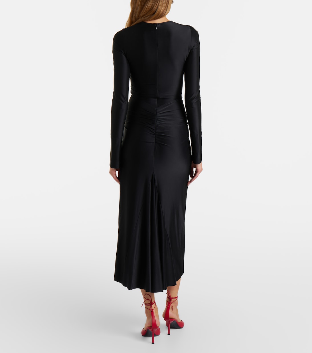 Abito midi Frances in jersey | Victoria Beckham