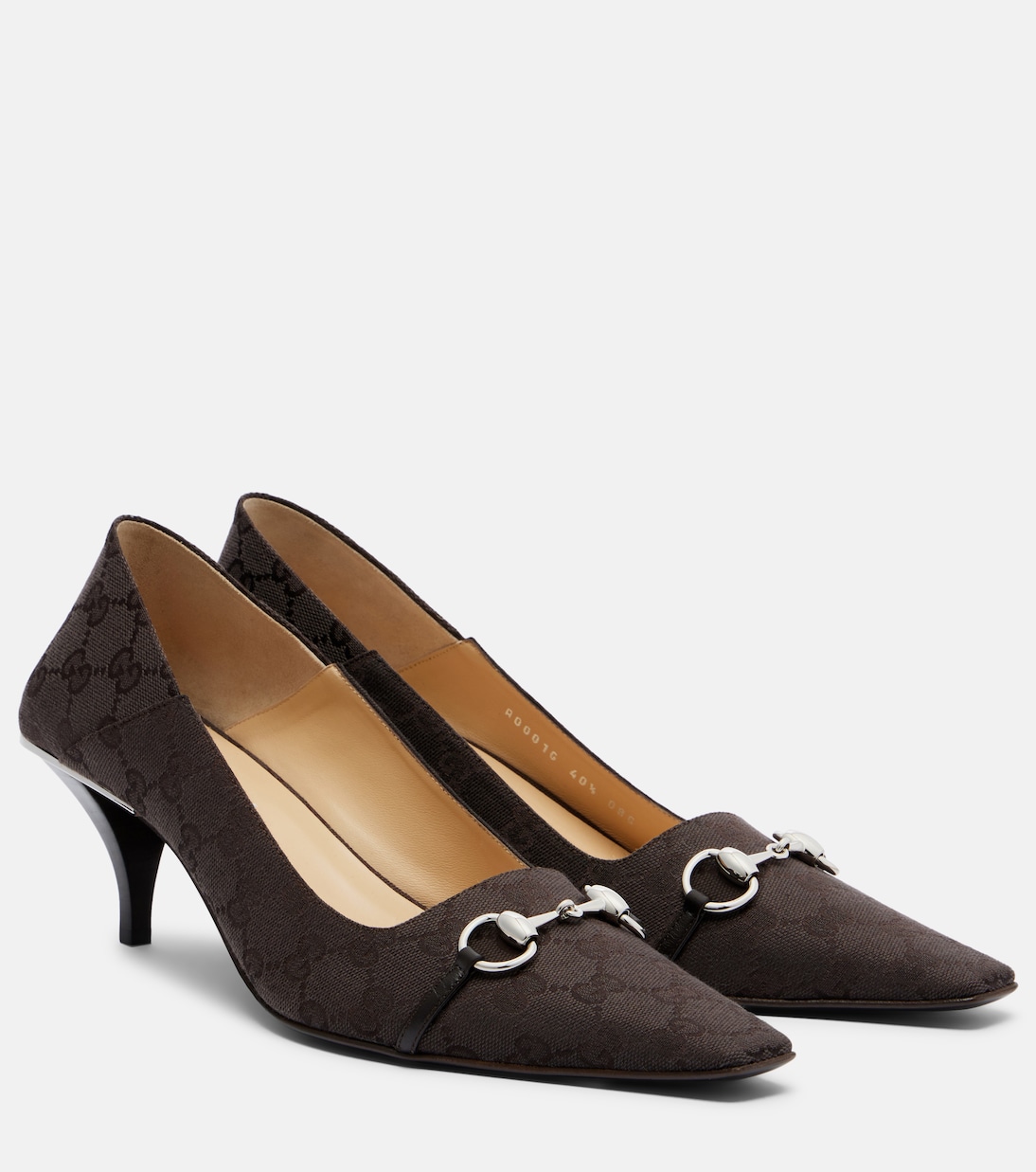 Pumps Vittoria GG aus Canvas | Gucci