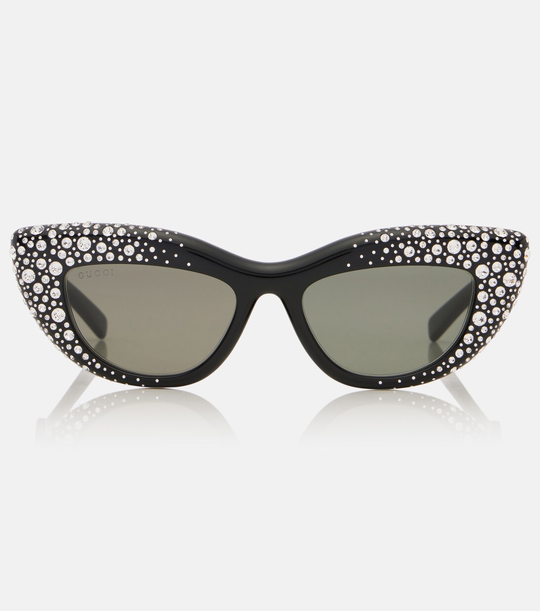 Double G embellished cat-eye sunglasses | Gucci