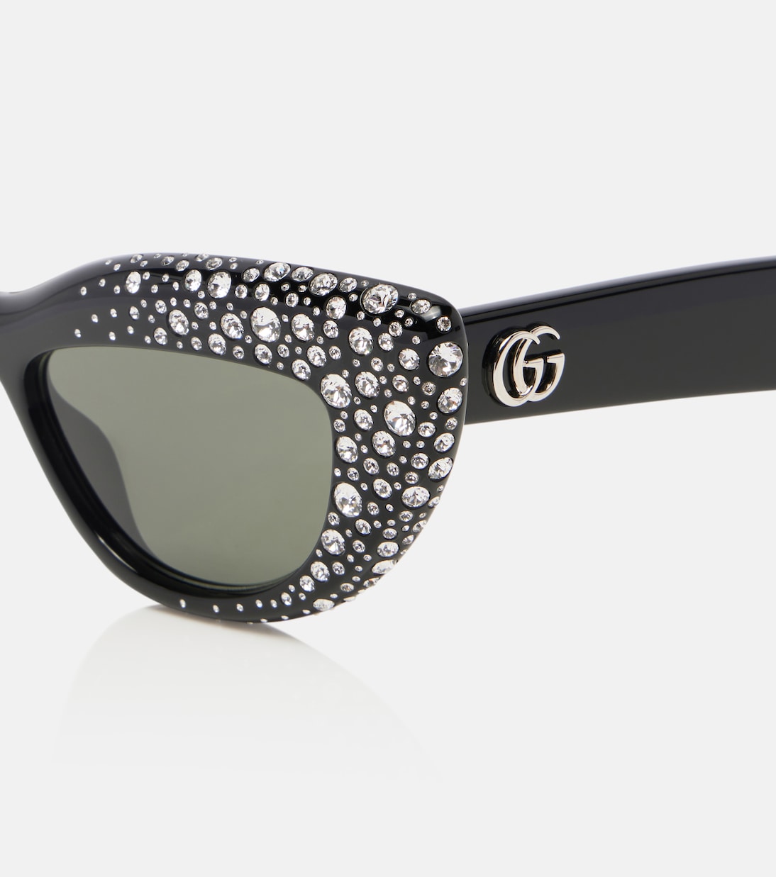 Double G embellished cat-eye sunglasses | Gucci