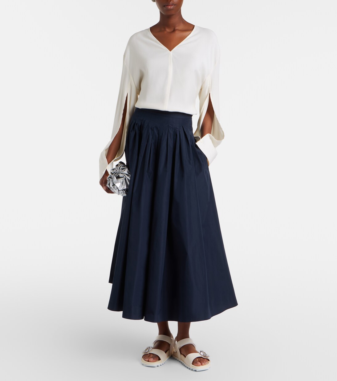 Sandalen Slidy Viv' aus Leder | Roger Vivier