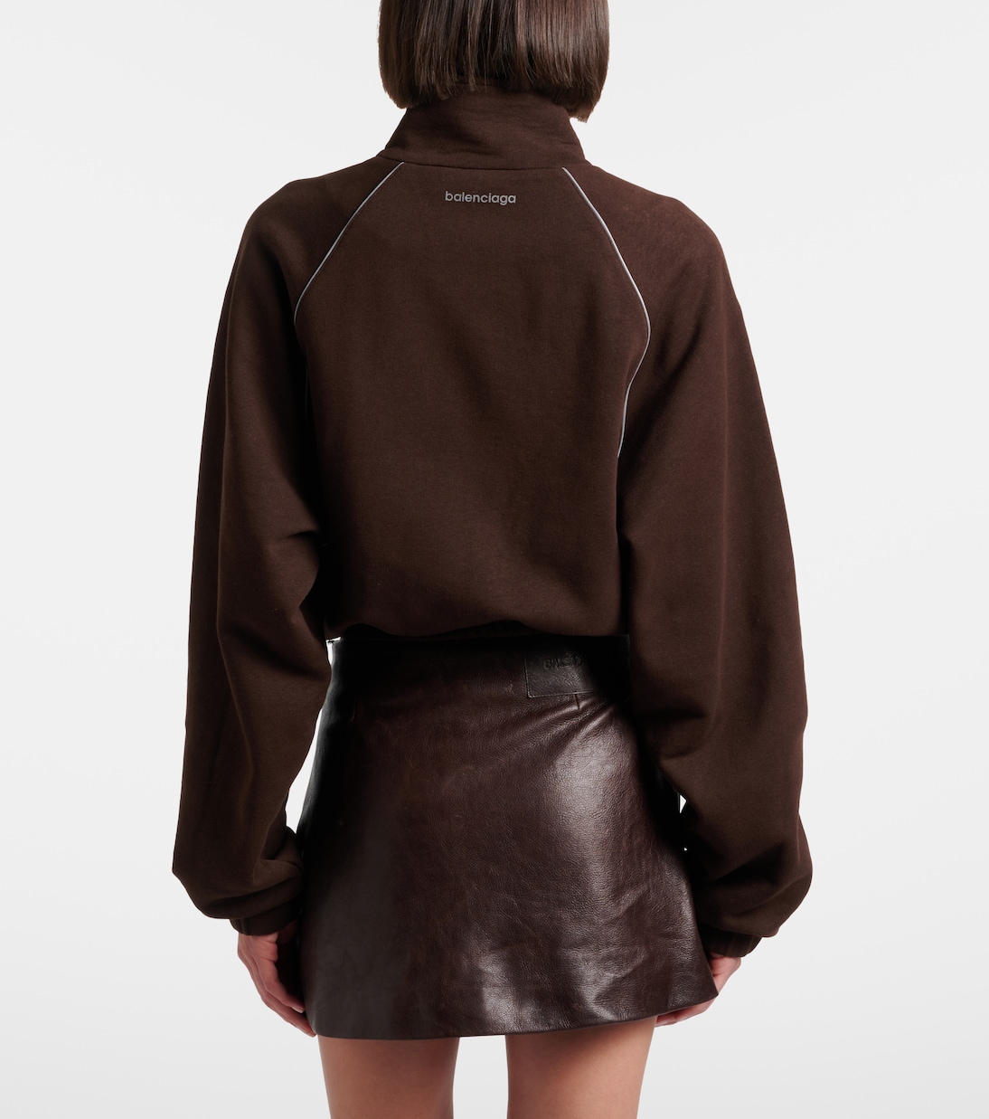 Giacca in cotone con zip | Balenciaga