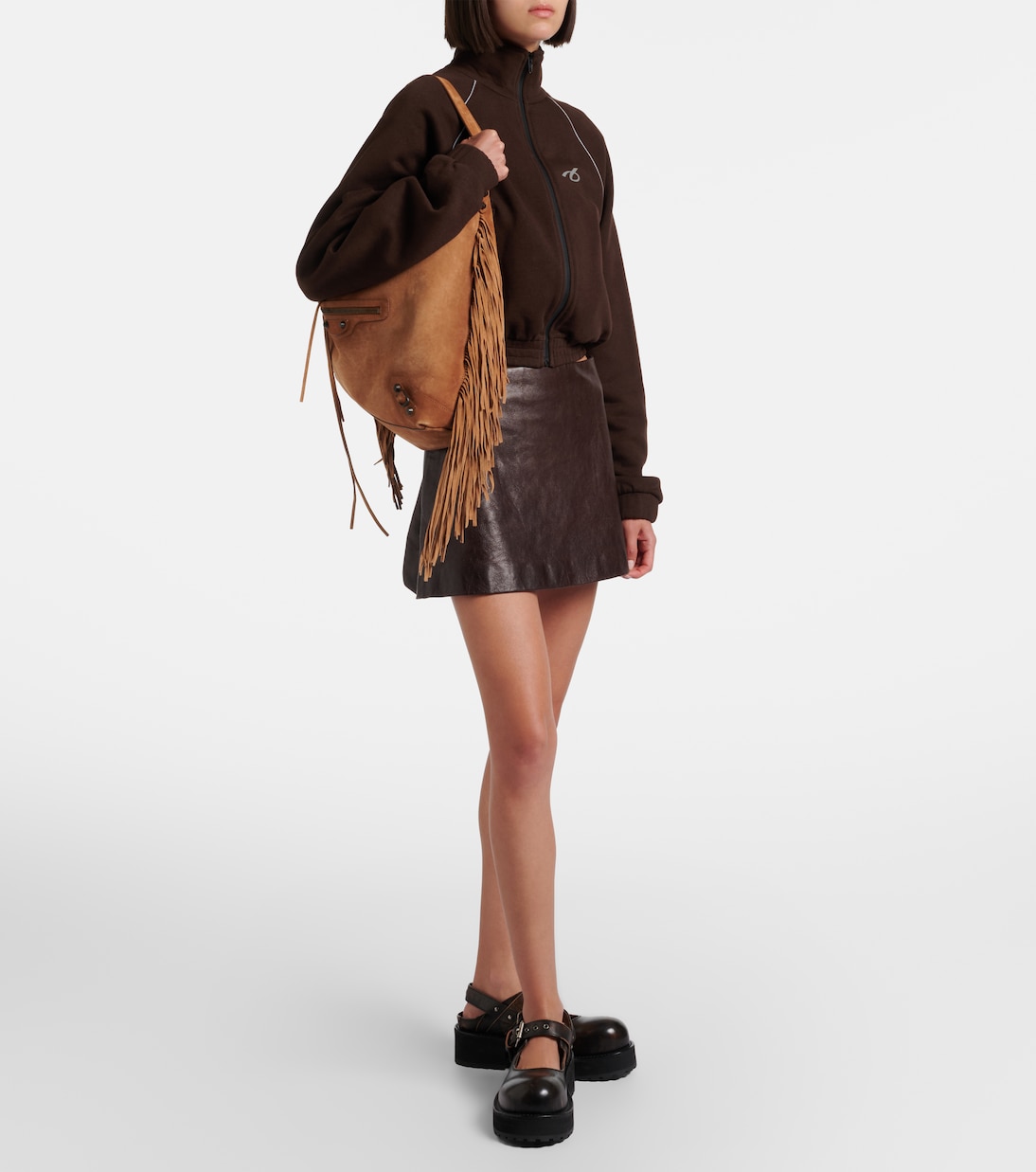 Giacca in cotone con zip | Balenciaga