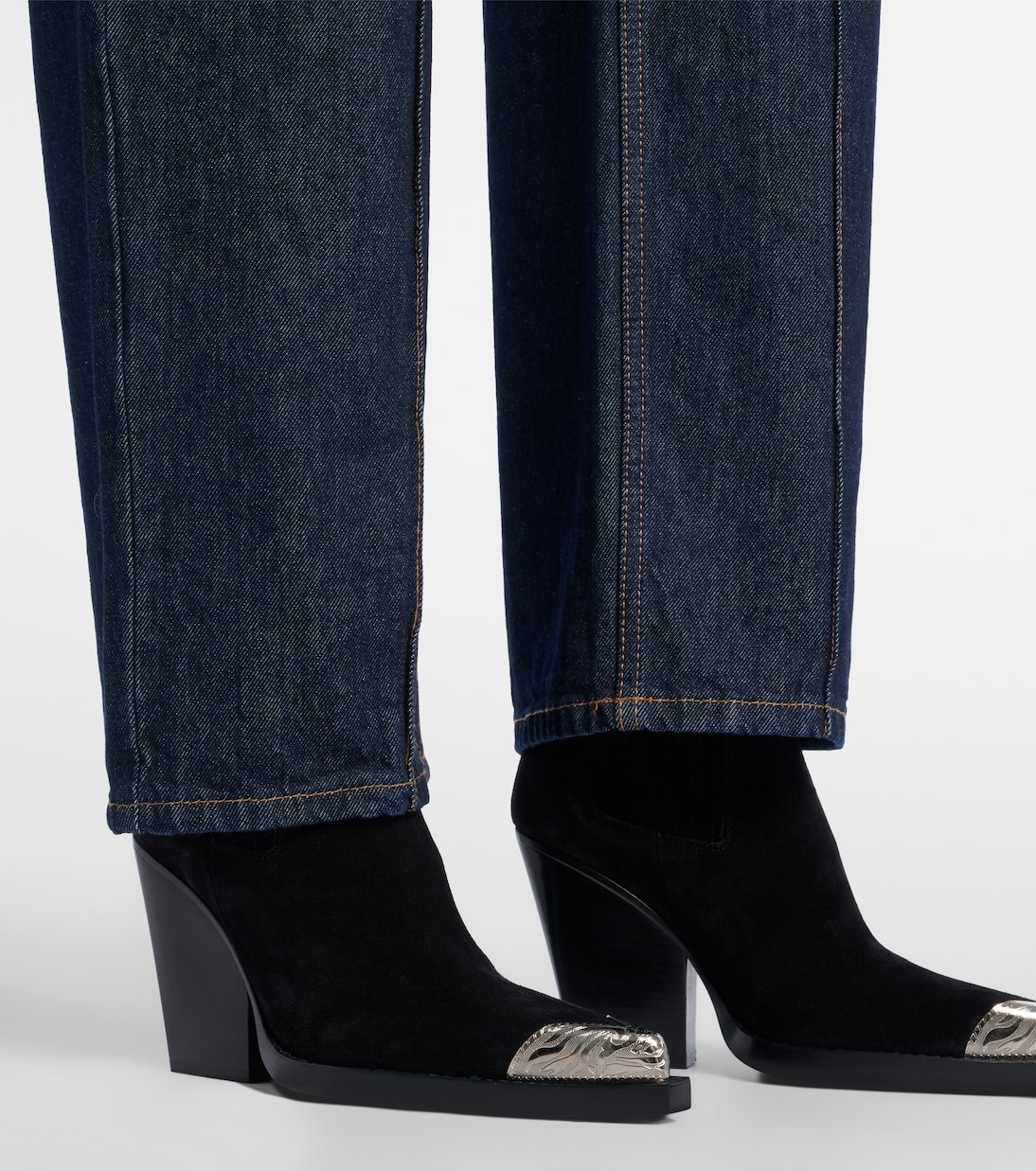 Ankle Boots Dallas aus Veloursleder | Paris Texas