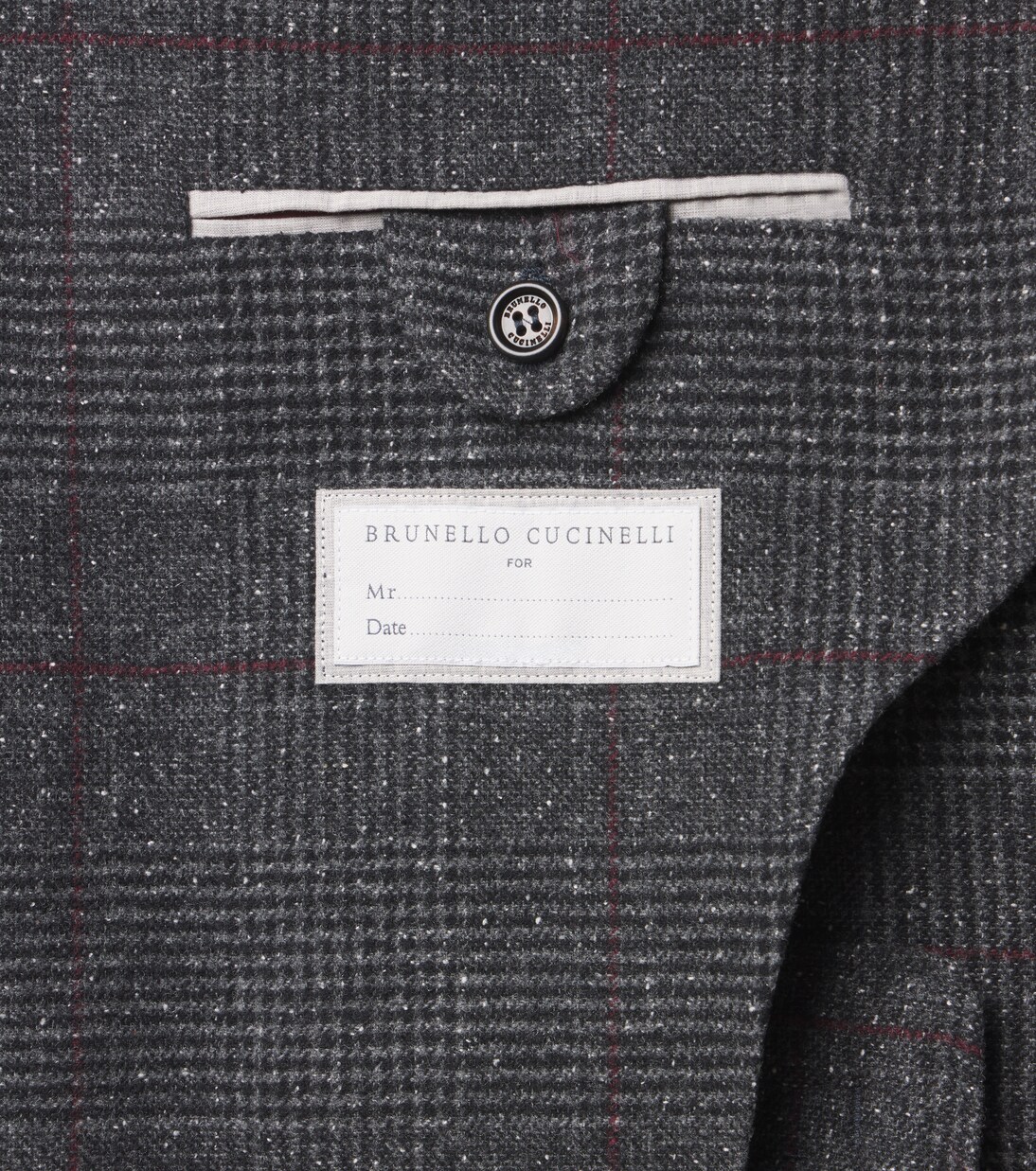 Checked silk, wool, and cashmere suit | Brunello Cucinelli