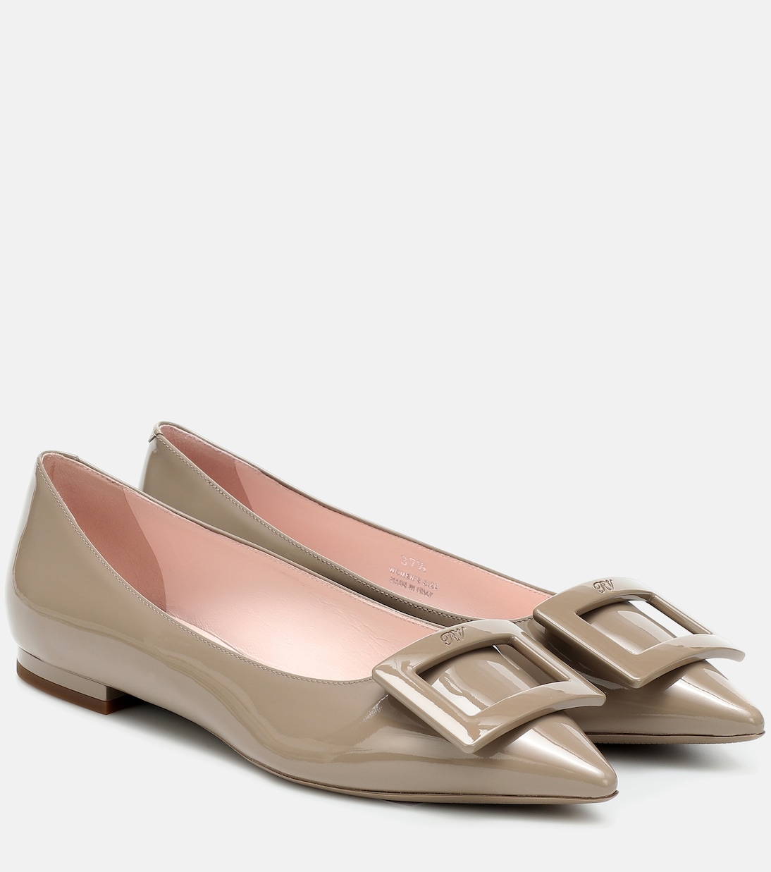 Gommettine Ball leather ballet flats | Roger Vivier