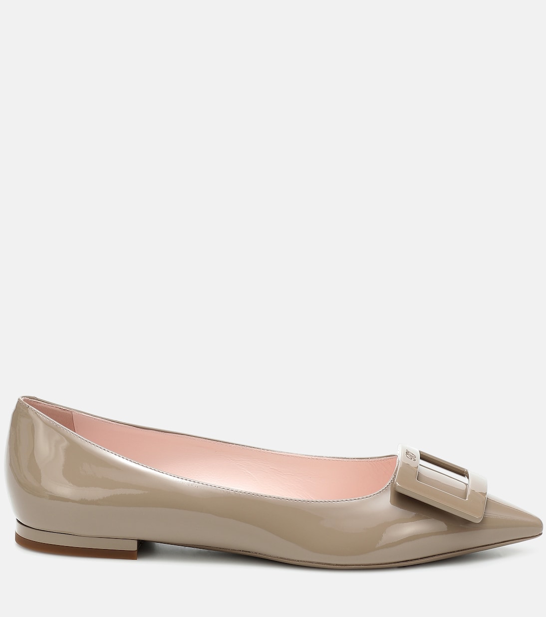 Gommettine Ball leather ballet flats | Roger Vivier