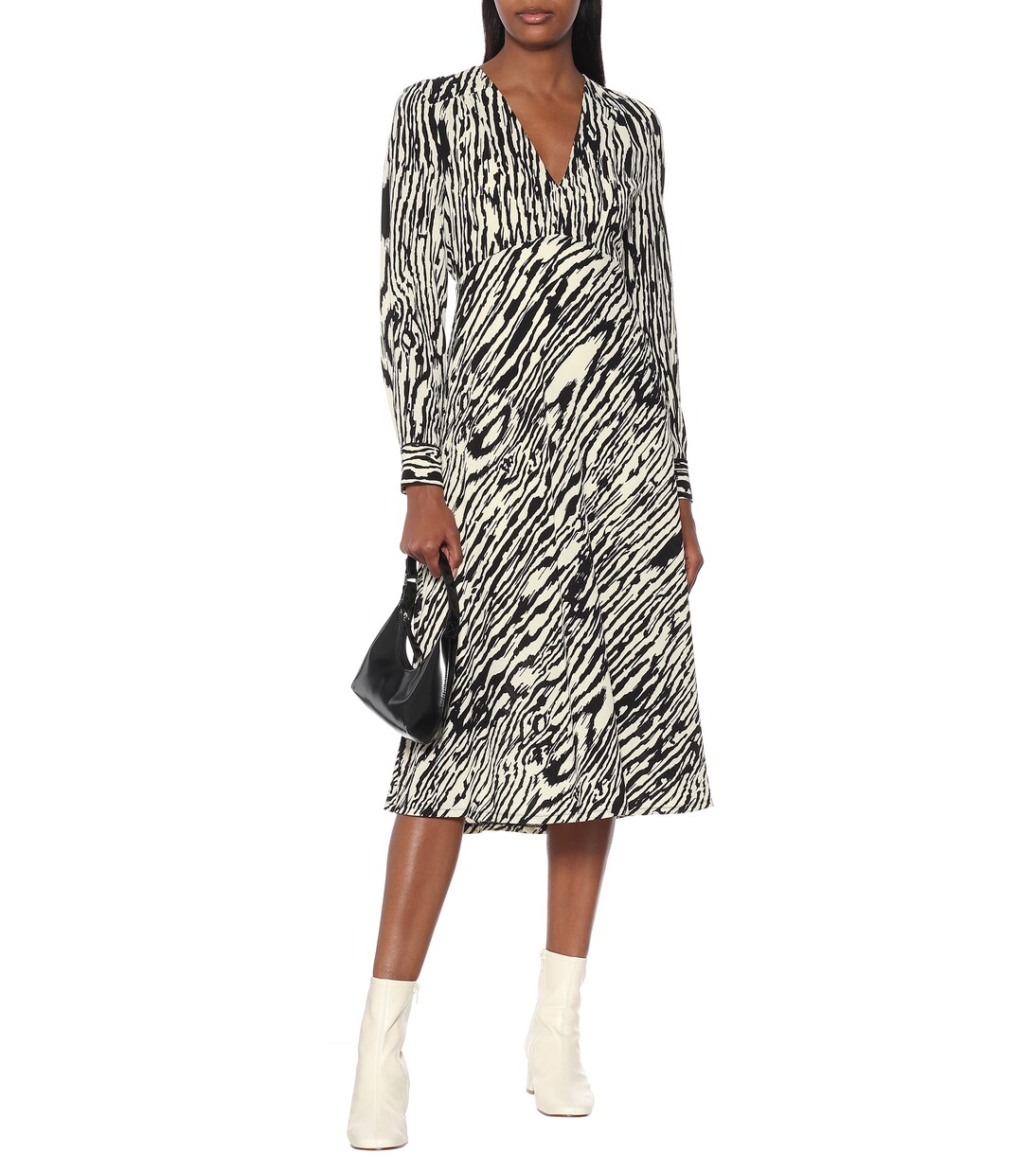 Robe midi Aericka imprimée | Baum und Pferdgarten