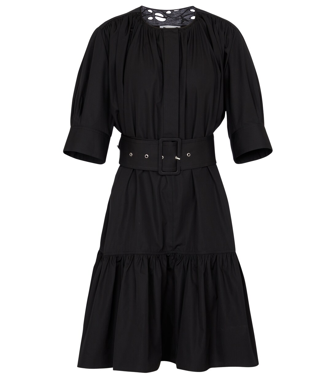 Belted cotton poplin minidress | Chloé