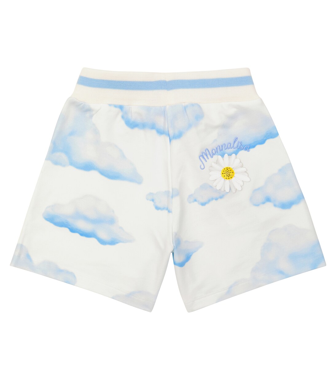 Printed cotton-blend shorts | Monnalisa