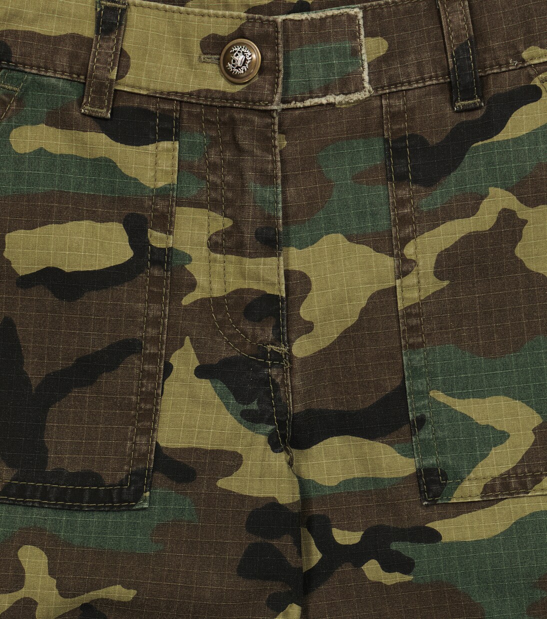 Printed cotton cargo pants | Dolce&Gabbana Kids