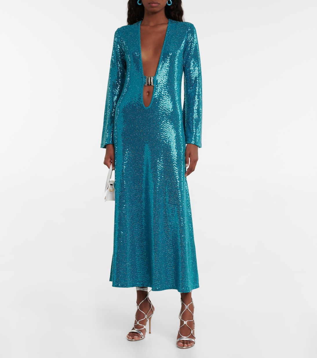 Midikleid mit Pailletten | Dodo Bar Or