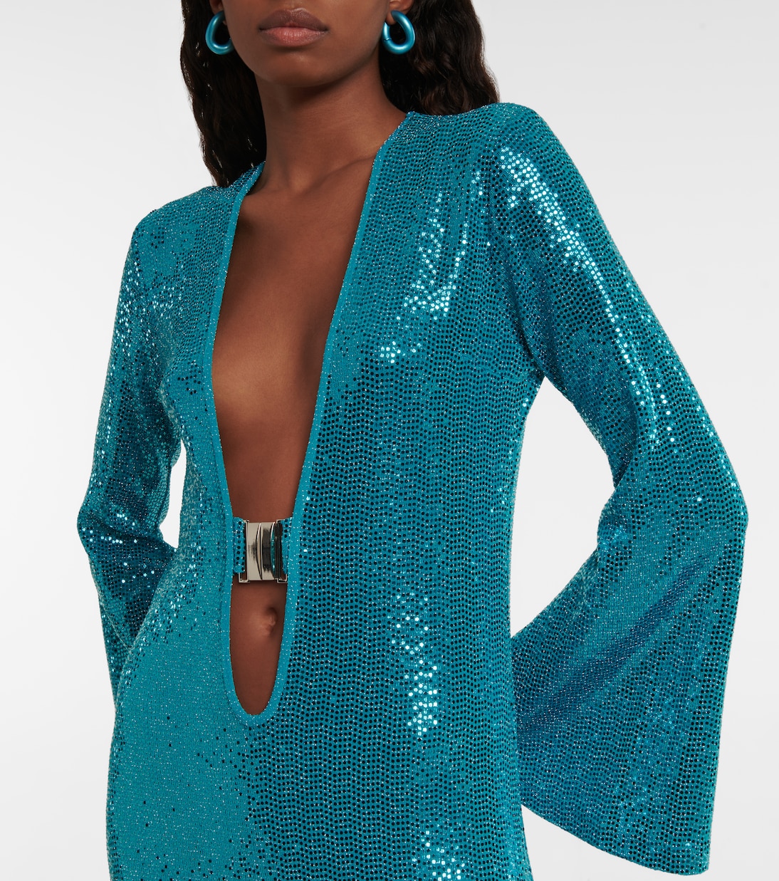 Midikleid mit Pailletten | Dodo Bar Or