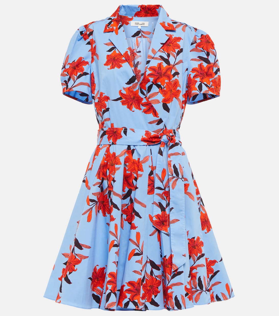 Ana printed crêpe wrap dress | Diane von Furstenberg