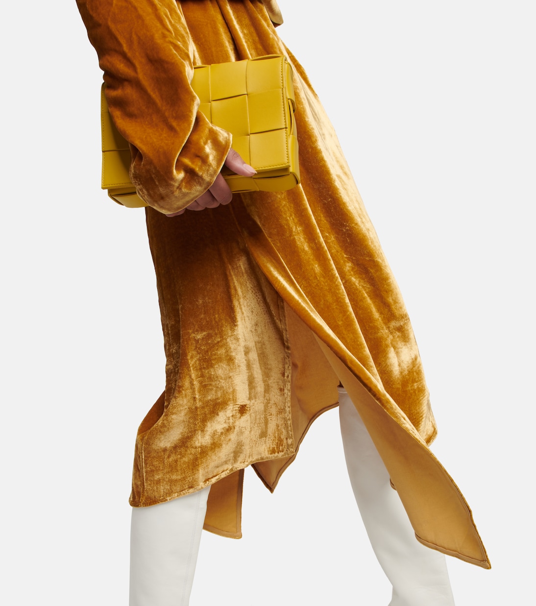 Robe midi Agento en velours | Petar Petrov