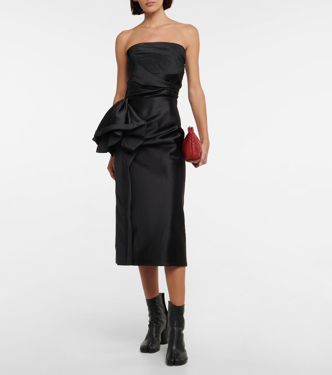 Robe en soie et coton | Maison Margiela