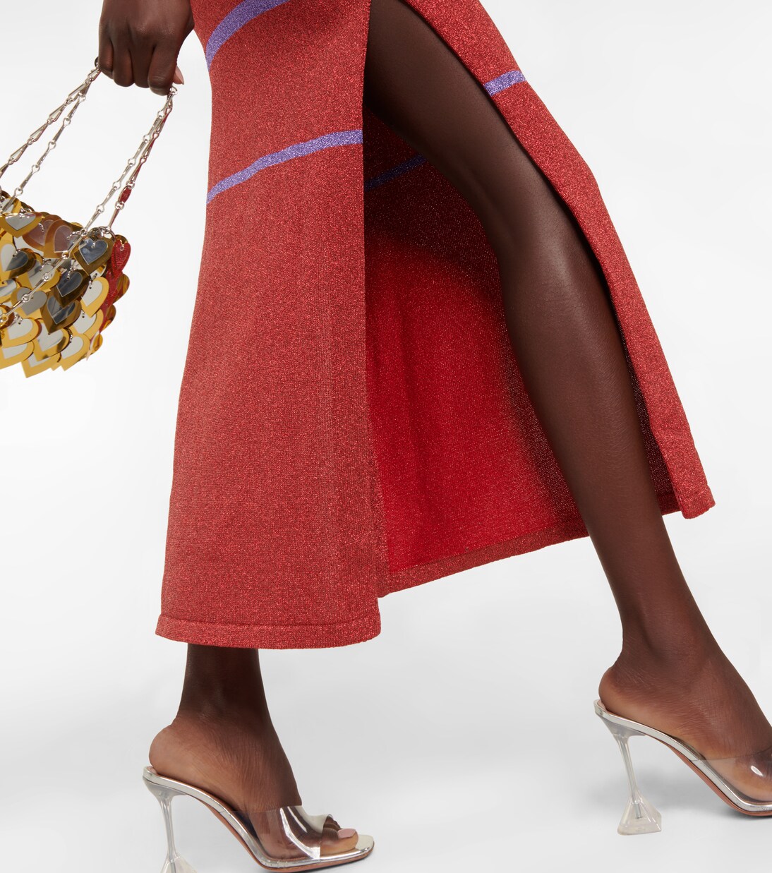 Maxikleid aus Strick | Rabanne