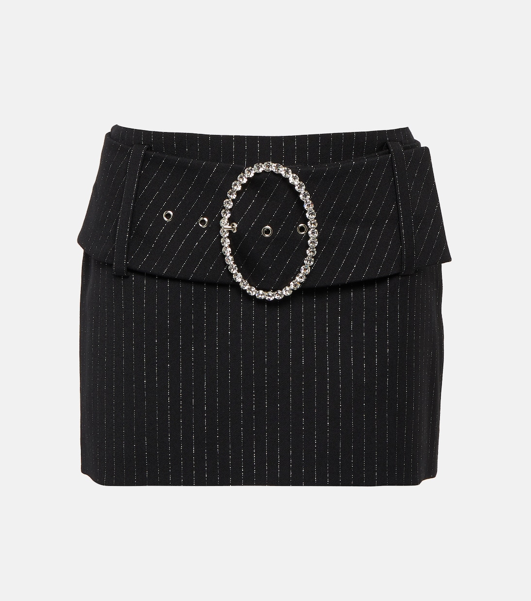 Low-Rise-Minirock aus einem Wollgemisch | Alessandra Rich