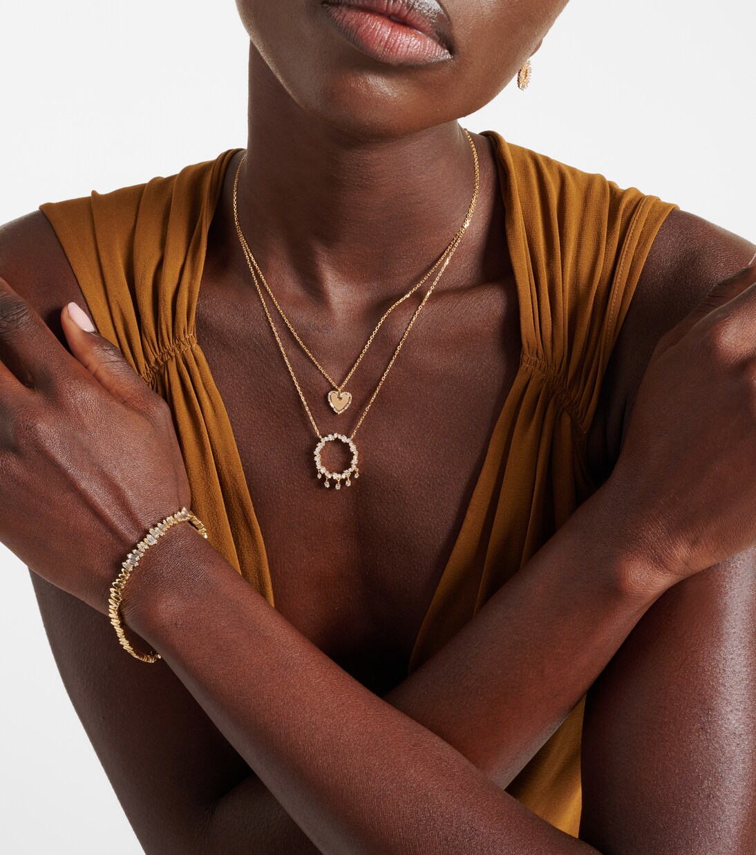 Collar de oro de 18 ct con diamantes | Suzanne Kalan