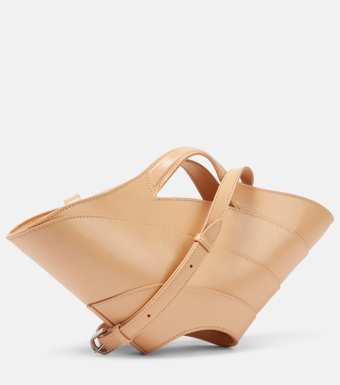 Khaima Small leather tote bag | Alaïa