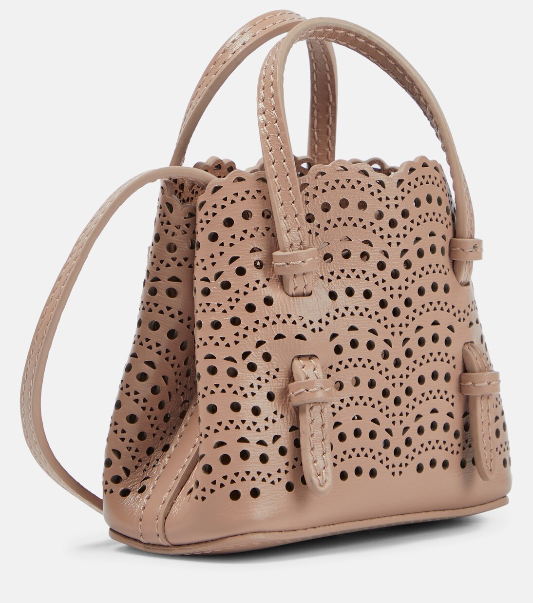 Bolso cruzado Le Mina Mini de piel | Alaïa